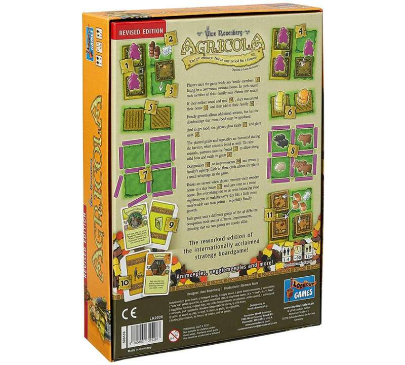 Настільна гра Agricola: Revised Edition (Агрікола)