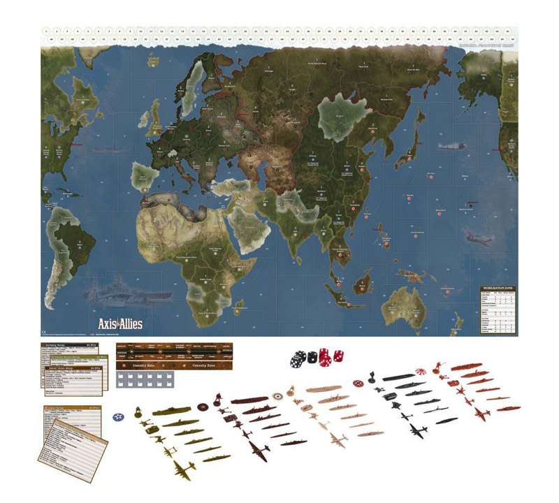 Axis & Allies 1942 Second Edition (Ось и Союзники 1942) настольная игра