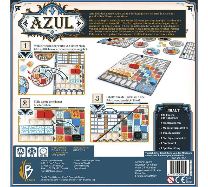  Настольная игра Azul (Азул)
