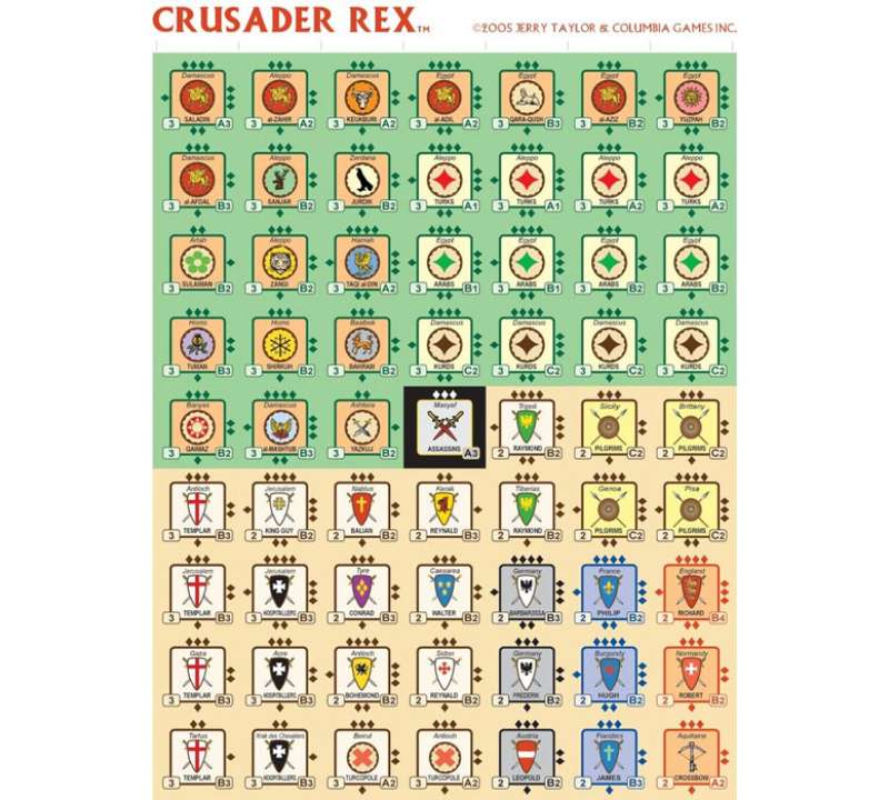 Настольная игра Crusader Rex (Крестоносцы)