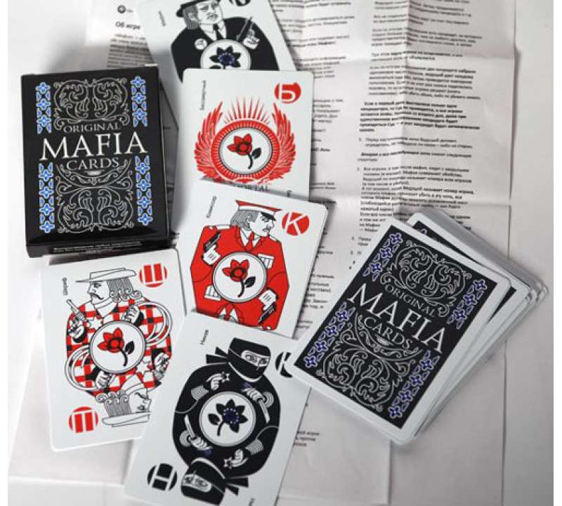 Настольная игра Мафия (пластиковые карты)